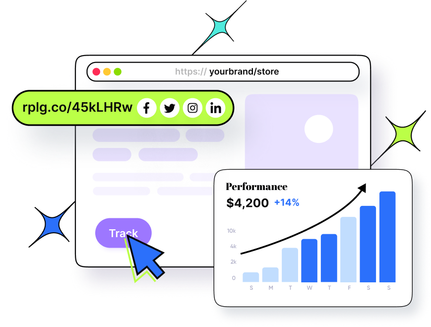 Best linktree alternative link in bio tool by Replug